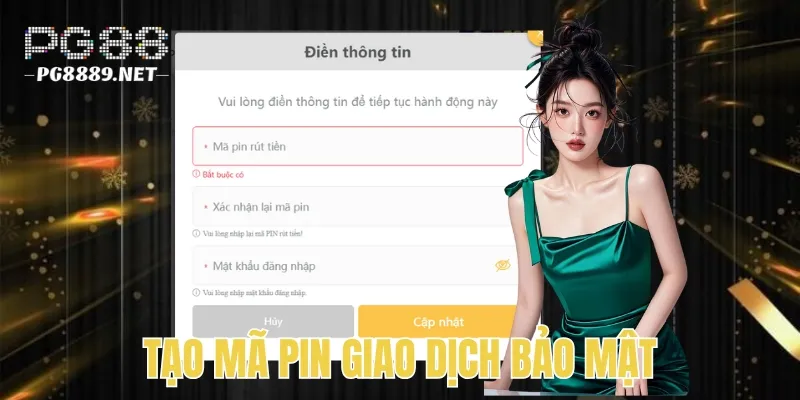 Mã PIN rút tiền cần khác với mật khẩu đăng nhập