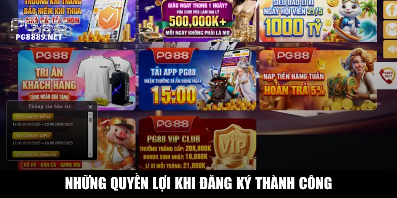 Những quyền lợi hấp dẫn mà bạn được nhận